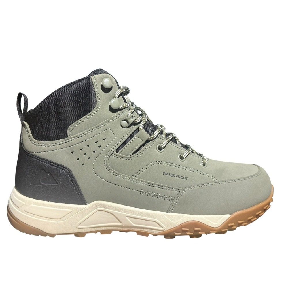 Ozark Trail Sport Hiker Green Leather Waterproof Mens Size 10.5